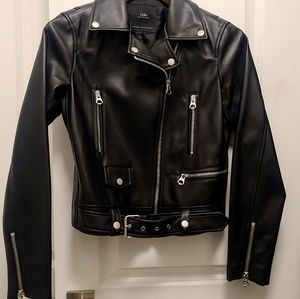 Zara Pleather MC Jacket